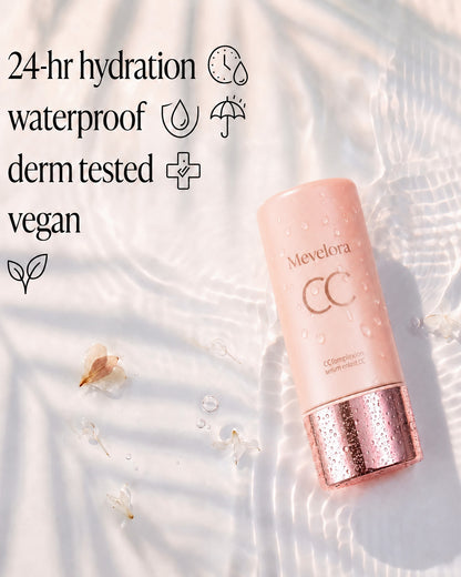 CC Color-Correcting Tinted Serum – Lightweight, Shade-Adaptive Coverage with 24H Hydration & 16H Waterproof Wear