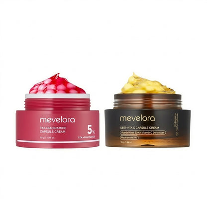 Mix & Match Boba Cream Set | Tiktok Viral Capsule Creams for Uneven Skin Tone, Glow Hydration, Korean Skincare