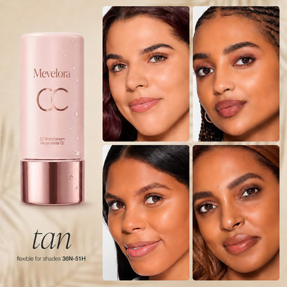 CC Color-Correcting Tinted Serum – Lightweight, Shade-Adaptive Coverage with 24H Hydration & 16H Waterproof Wear
