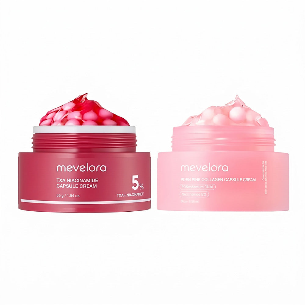 Mix & Match Boba Cream Set | Tiktok Viral Capsule Creams for Uneven Skin Tone, Glow Hydration, Korean Skincare