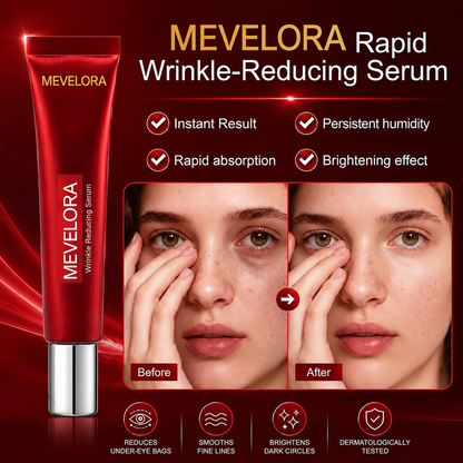 Results in 60 Seconds - Mevelora Rapid Wrinkle-Reducing Serum for Wrinkles, Bags & Dark Circles