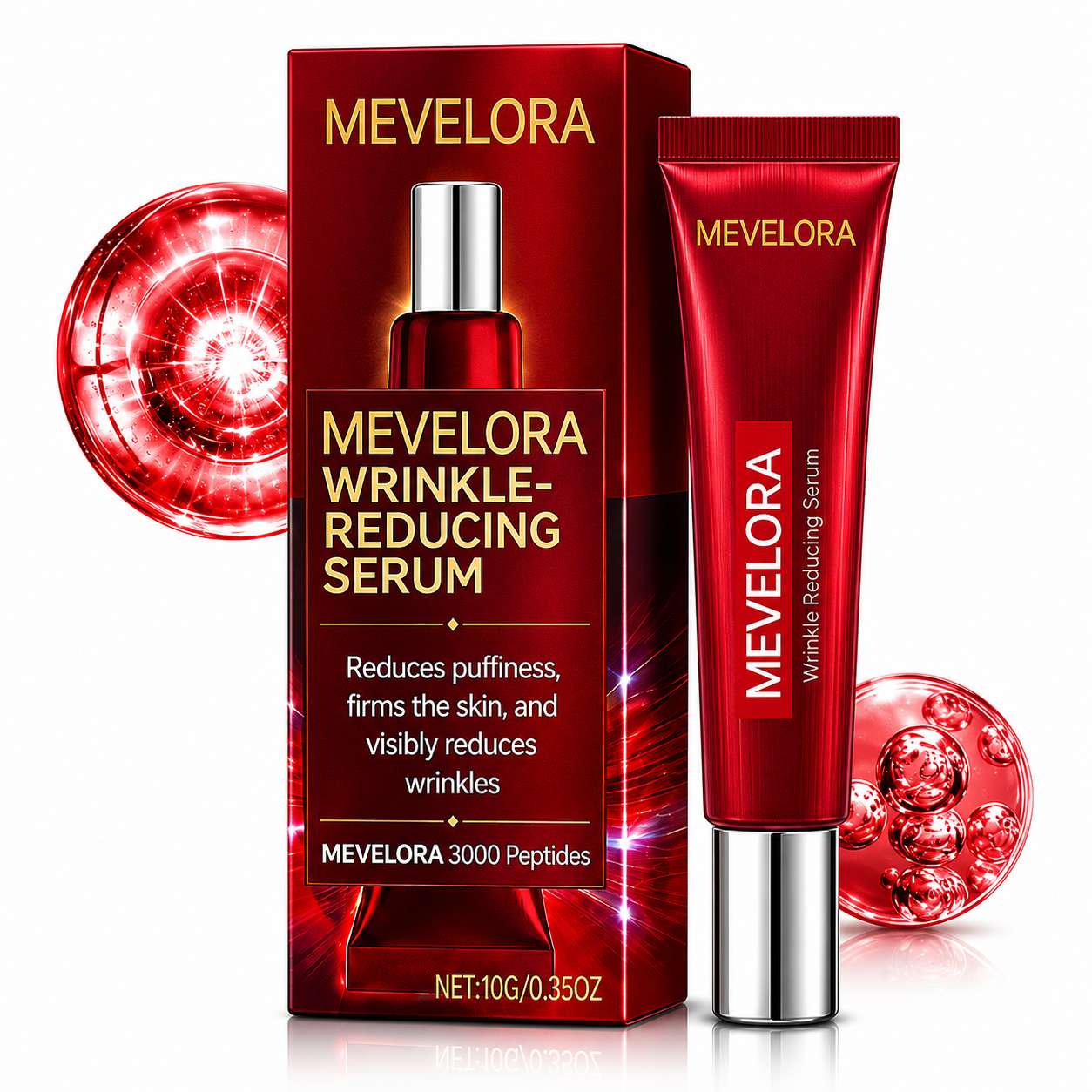 Results in 60 Seconds - Mevelora Rapid Wrinkle-Reducing Serum for Wrinkles, Bags & Dark Circles
