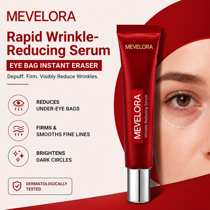 Results in 60 Seconds - Mevelora Rapid Wrinkle-Reducing Serum for Wrinkles, Bags & Dark Circles