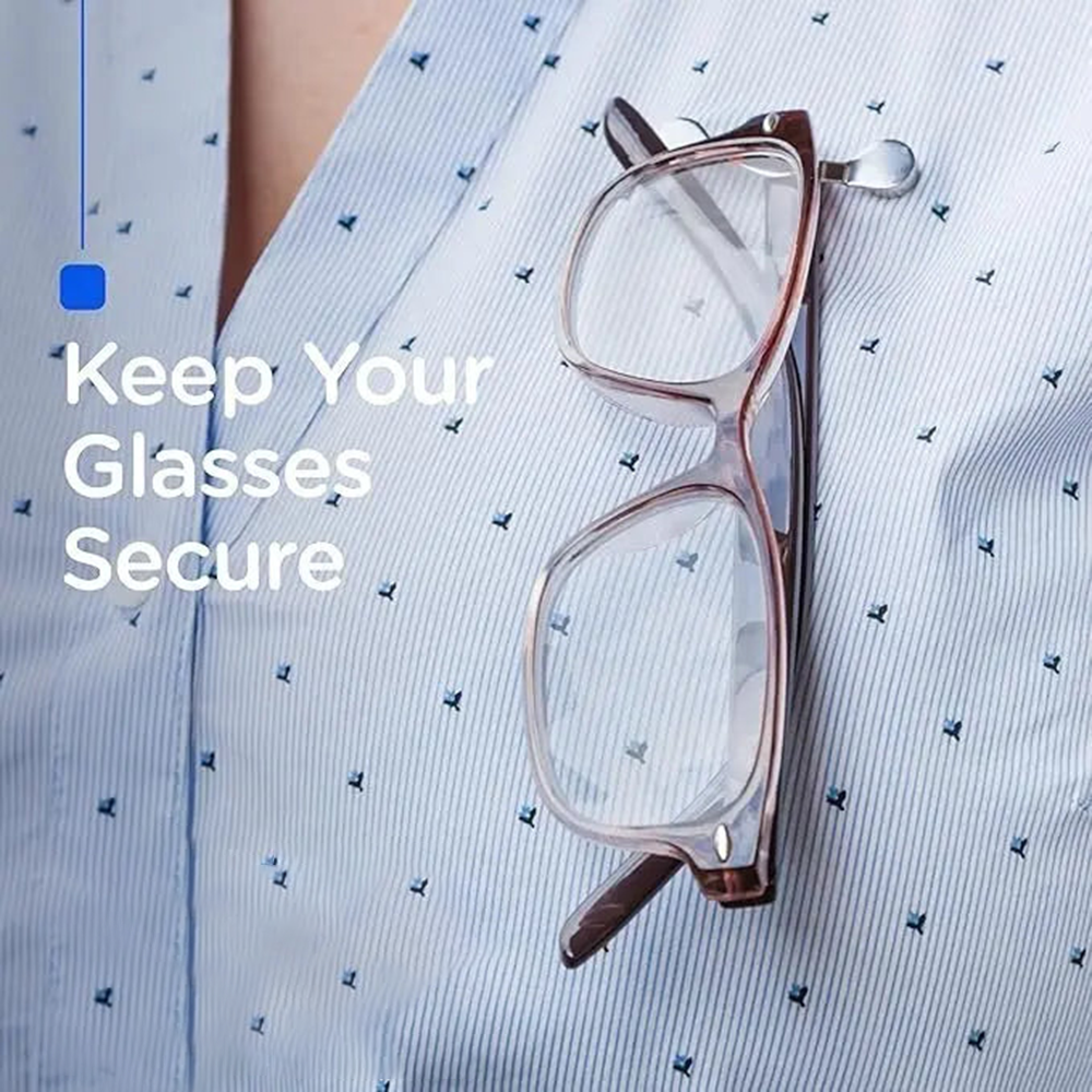 Magnetic Glasses Holder - Premium Strength Magnetic Hold - Fits All Frames - Lifetime Warranty 🕶️