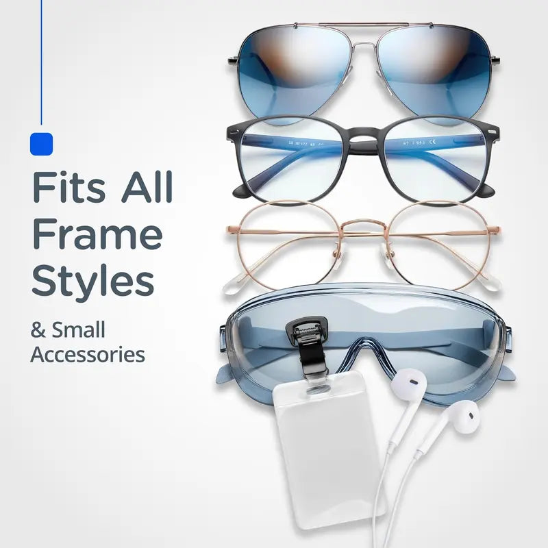 Magnetic Glasses Holder - Premium Strength Magnetic Hold - Fits All Frames - Lifetime Warranty 🕶️