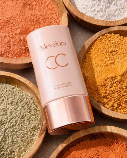 CC Color-Correcting Tinted Serum – Lightweight, Shade-Adaptive Coverage with 24H Hydration & 16H Waterproof Wear