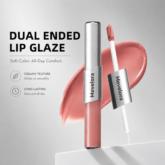 Perfect Twin Lip — Dual-Ended Liquid Lipstick with Velvet Matte Color and Glossy Shine