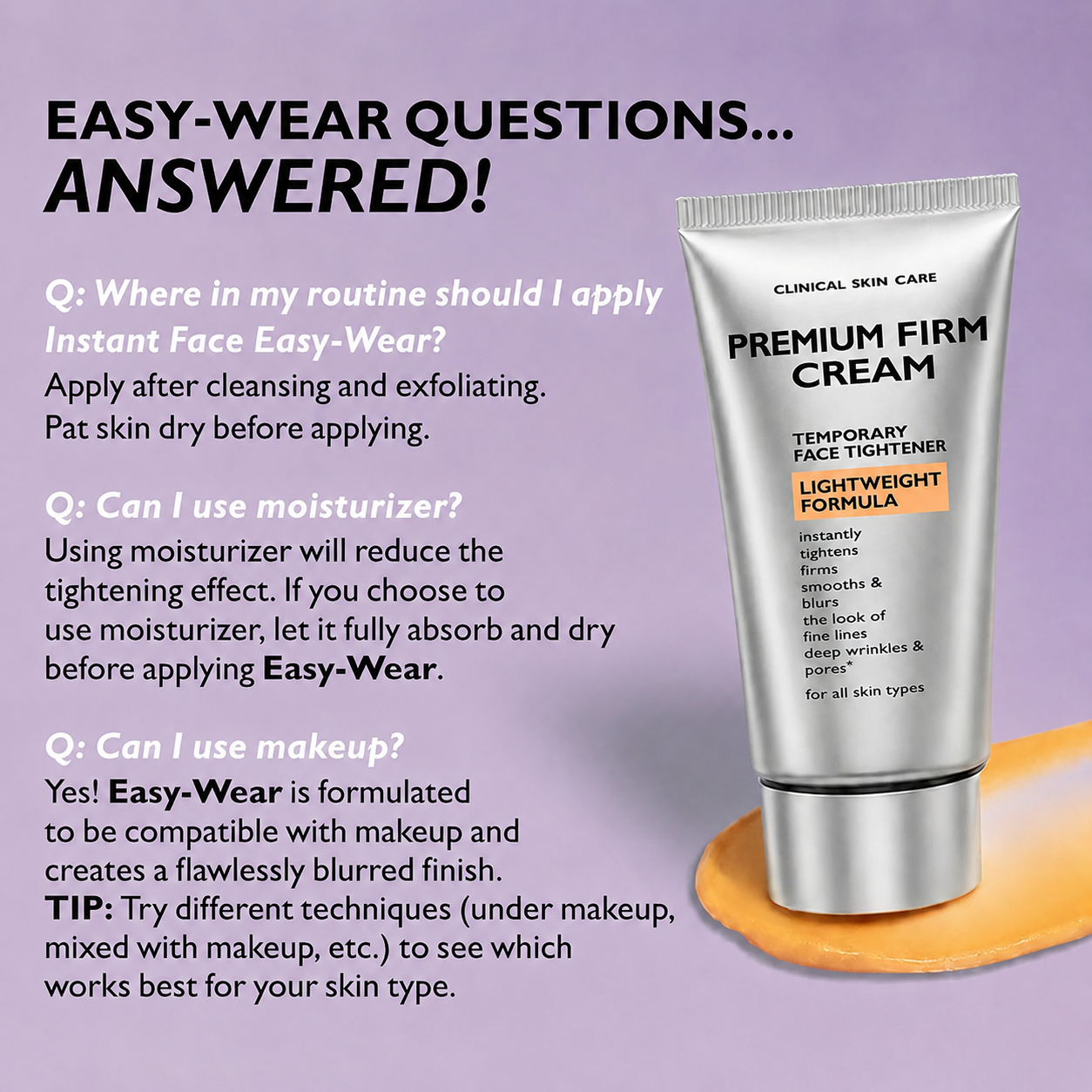 Final 3 Hours: 60%🔥 Instant Easy Wear Face Tightener-Wear Formula With Brush Free!