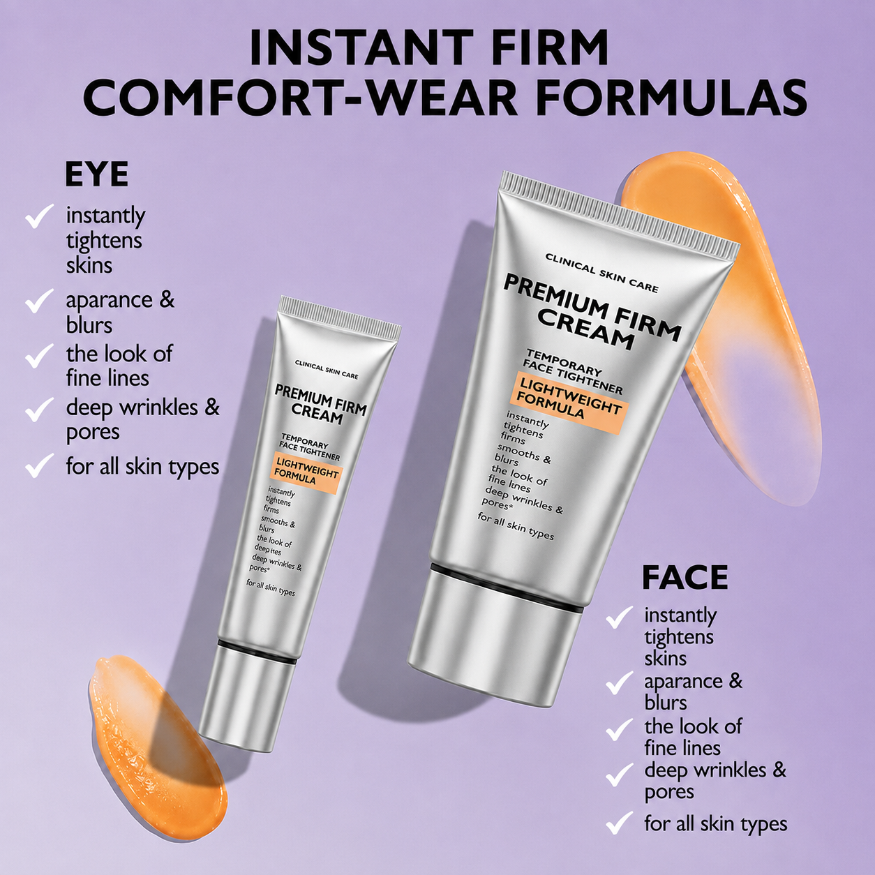 Final 3 Hours: 60%🔥 Instant Easy Wear Face Tightener-Wear Formula With Brush Free!