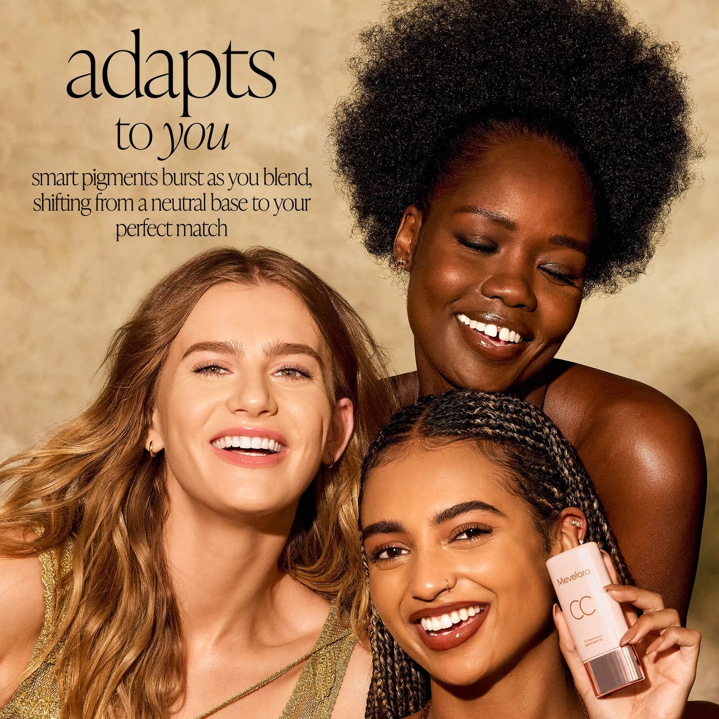 summer skin essentials - CC color-correcting tinted serum + creaseless SPF 30 mineral setting powder