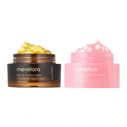 Mix & Match Boba Cream Set | Tiktok Viral Capsule Creams for Uneven Skin Tone, Glow Hydration, Korean Skincare
