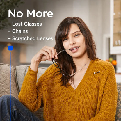 Magnetic Glasses Holder - Premium Strength Magnetic Hold - Fits All Frames - Lifetime Warranty 🕶️