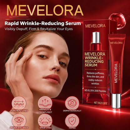 Results in 60 Seconds - Mevelora Rapid Wrinkle-Reducing Serum for Wrinkles, Bags & Dark Circles