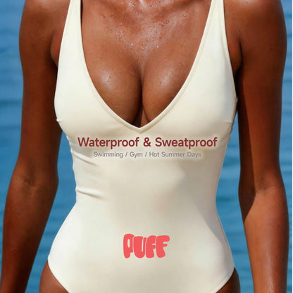 PUFF Sticky Bra – VIRAL No.1 Push-up Sticky Bra, Waterproof & Sweat-proof Invisible Bra, Reusable Silicone Adhesive Bra for Women